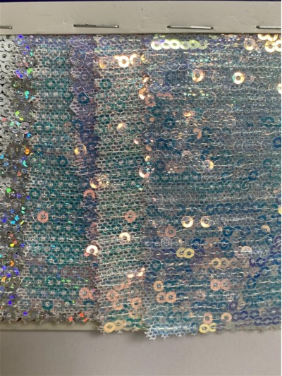 GZ-XP 彈性滌珠片安網閃光布  幅寬：125-130cm  成分：100%滌綸  珠片PET 細節-1